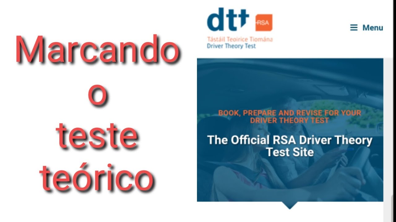 Habilitação Irlandesa, como marcar o teste teórico online?