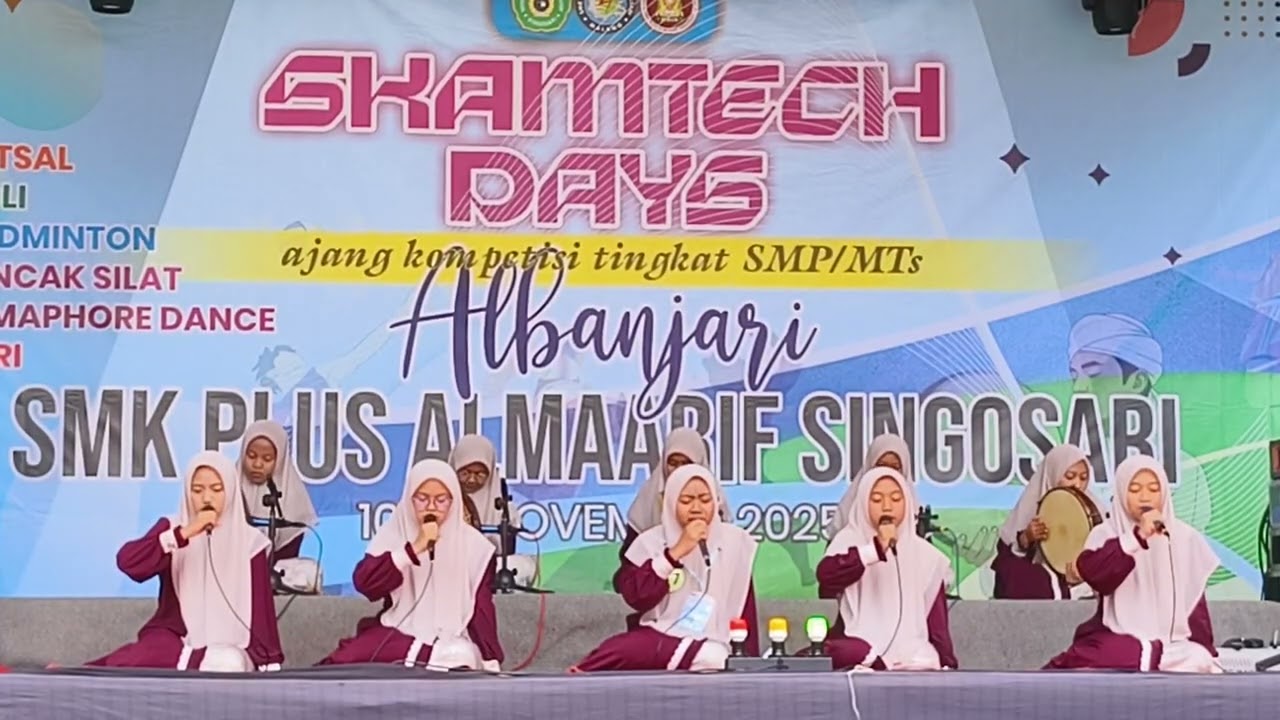 Hubbul Azkiya' Juara Harapan 1 Kategori Best Vocal Fesban SKAMTECH 2025 - NUROL 'AIN dan HAYYUL HADI