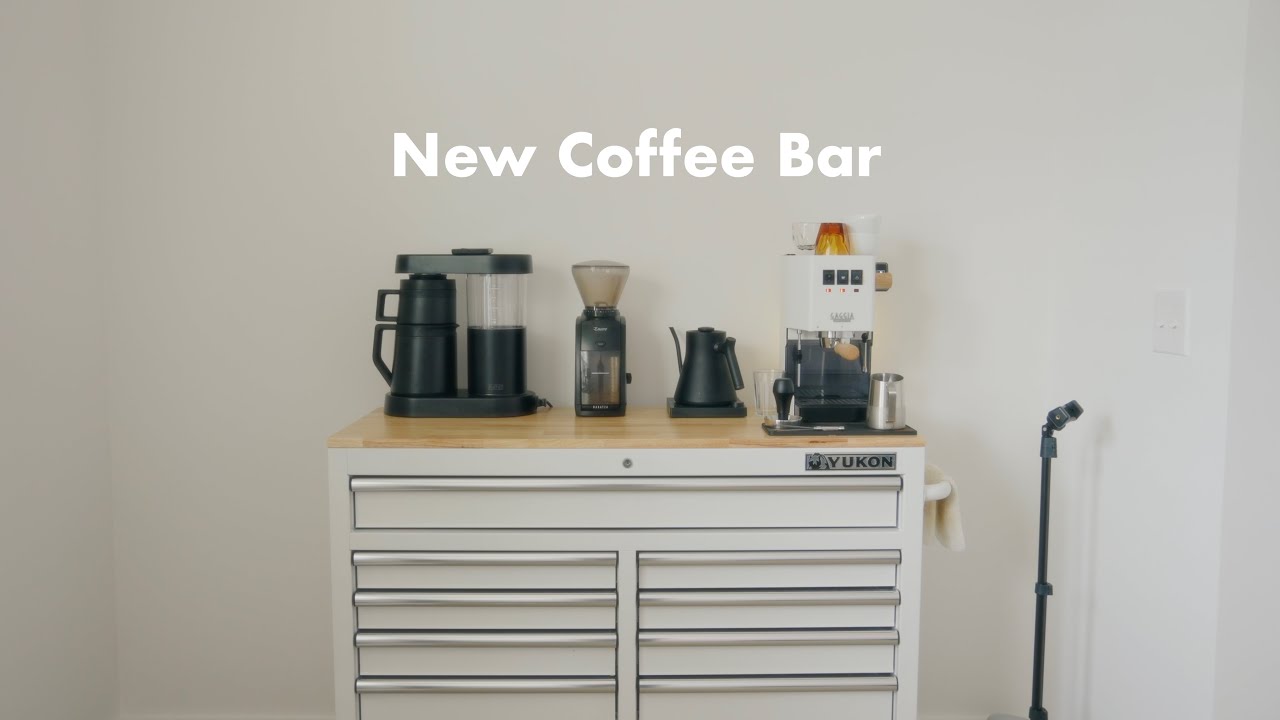 My New Coffee Bar for My Gaggia Classic Pro