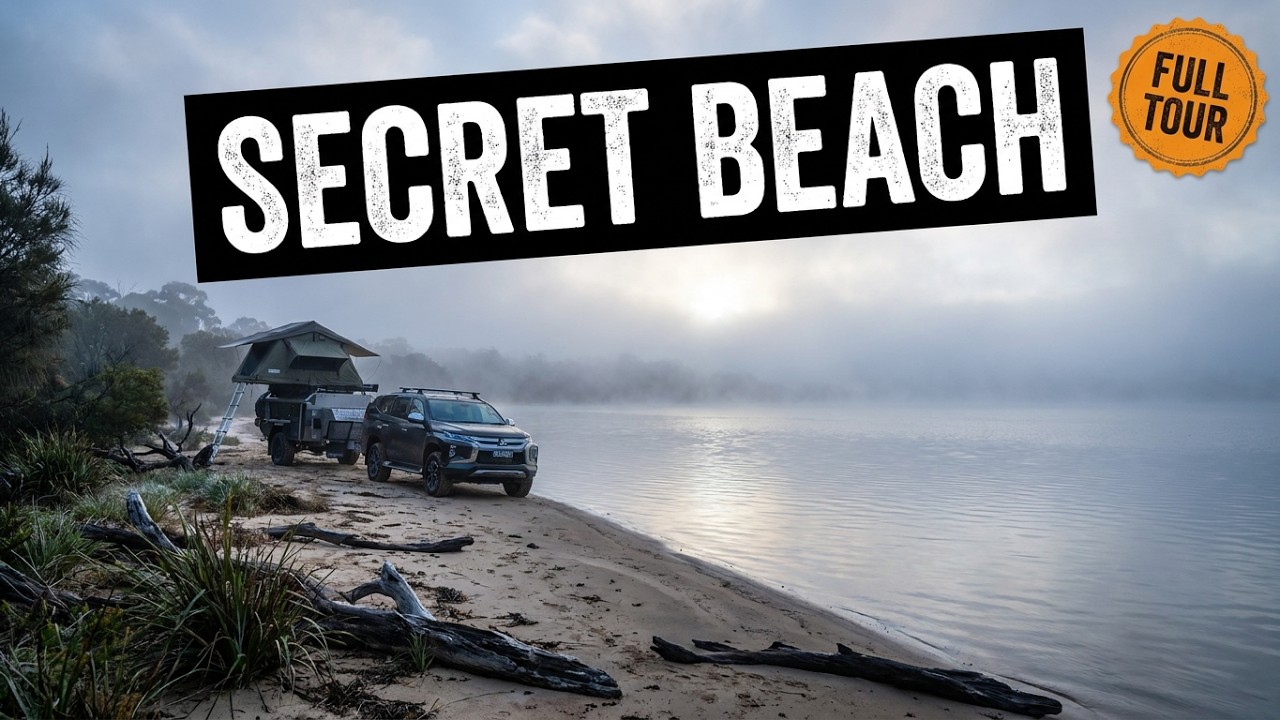 Solo Winter Beach Camping without the Beach