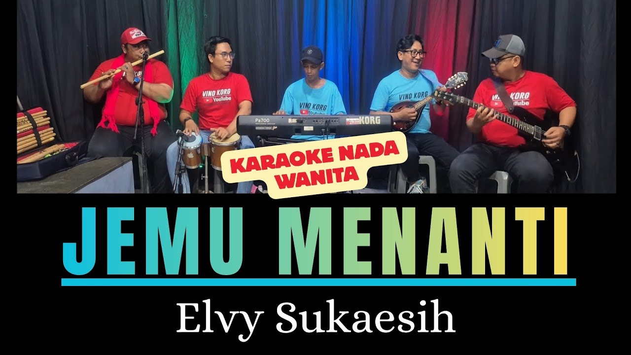 JEMU MENANTI - KARAOKE  - ELVY SUKAESIH