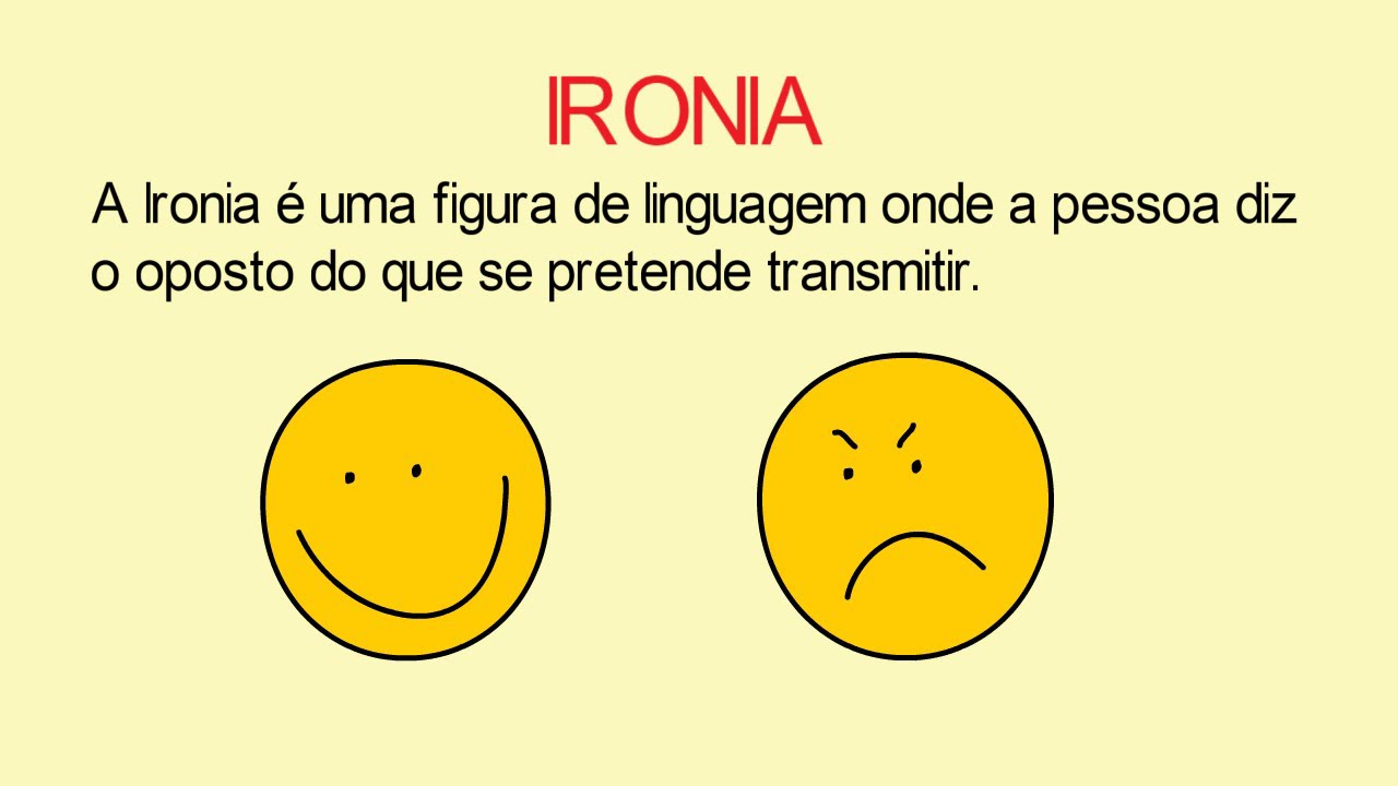 Figuras de linguagem: IRONIA, EUFEMISMO E ONOMATOPEIA