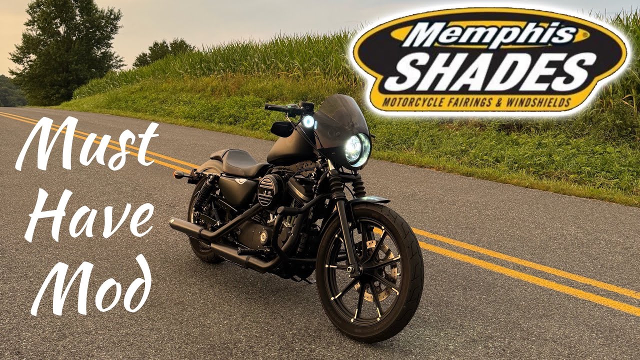 Memphis Shades Cafe Fairing Installation Harley Davidson Iron