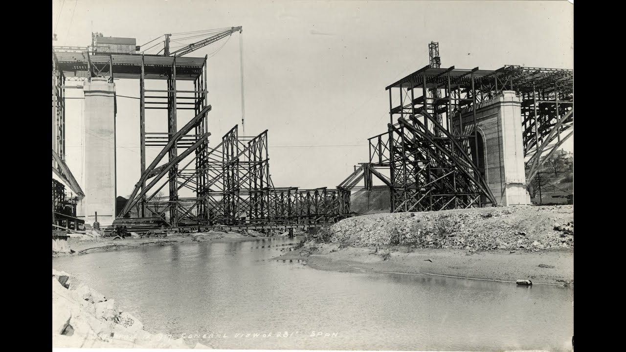 Bloor Street Viaduct - Under Construction 1915 to 1918