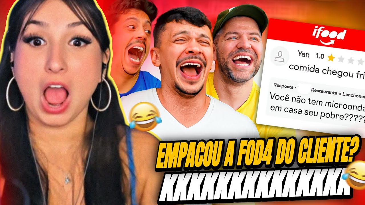 THAY REACT: THEY LOST THEIR MIND IN THE IFOOD CHAT 😂 #2 (ft. Renato Albani & Victor Sarro)