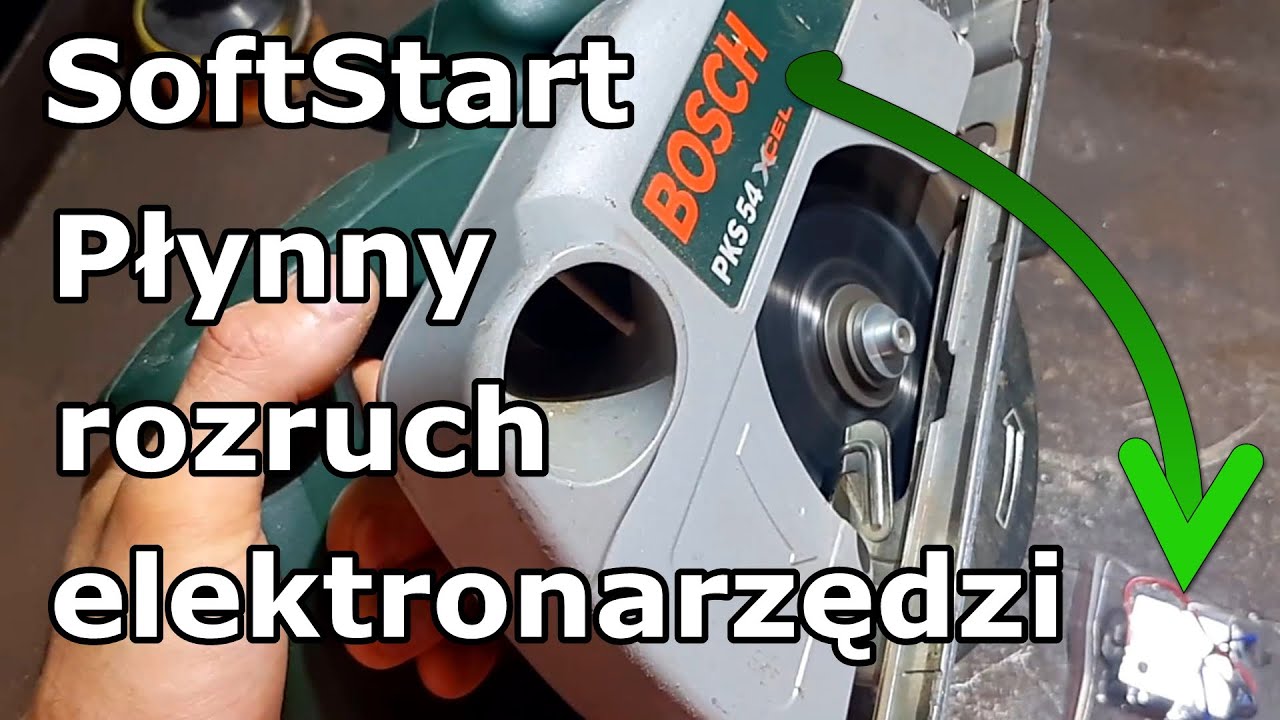 SoftStart czyli płynne włączanie elektronarzędzi, Bosch PKS-54