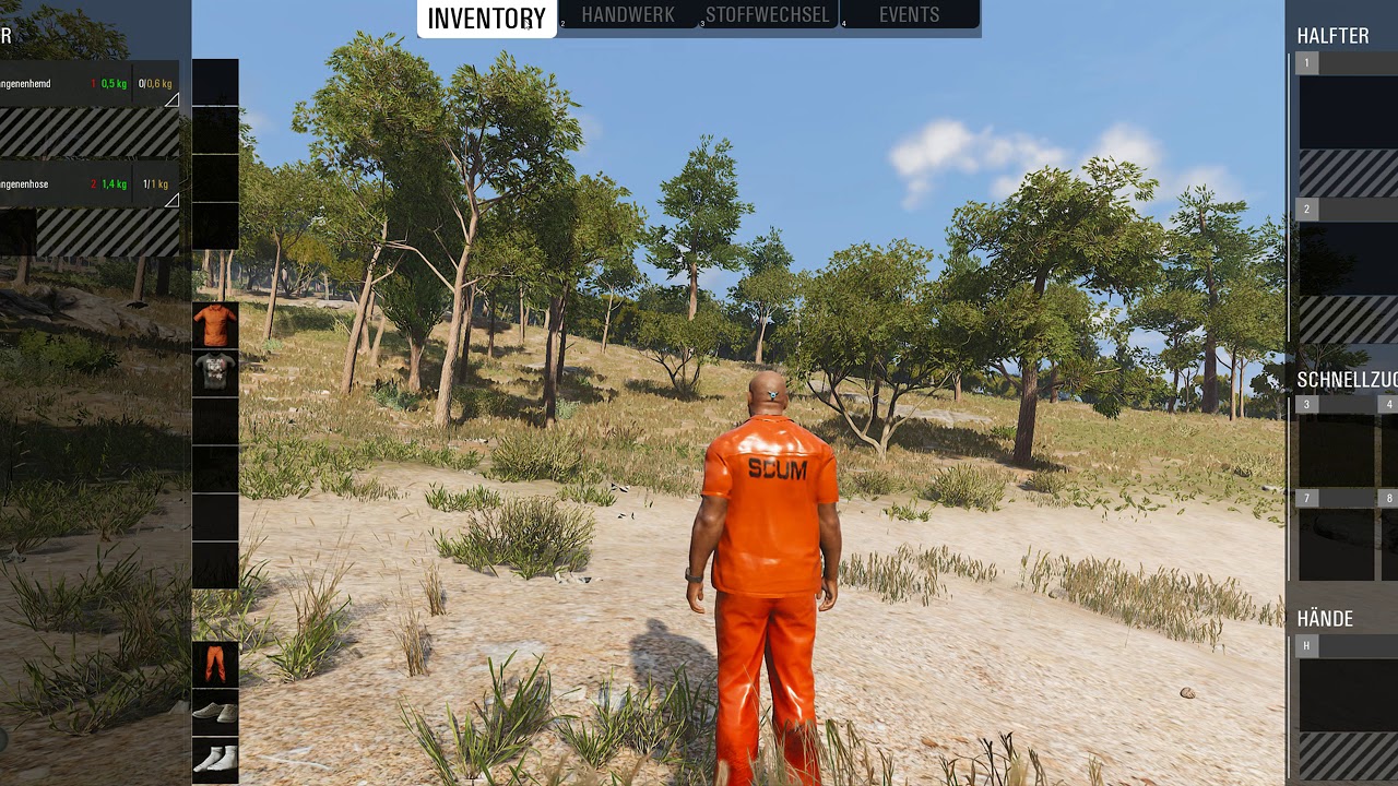 SCUM German TUTORIAL #2 BCU-Monitor/Inventar/Spielmechanik kurz erkl&auml;rt