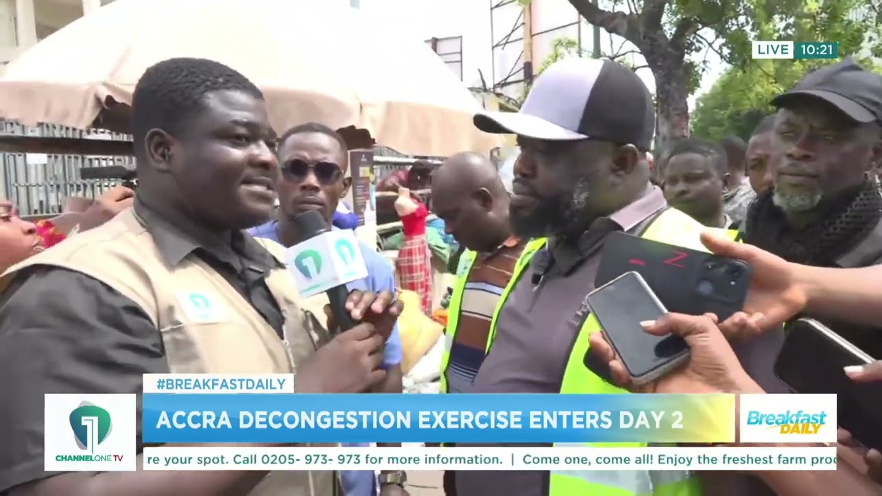 ‘We Won’t Stop Until the City Is Clean’ – Accra Mayor Promises Sustained Decongestion Efforts
