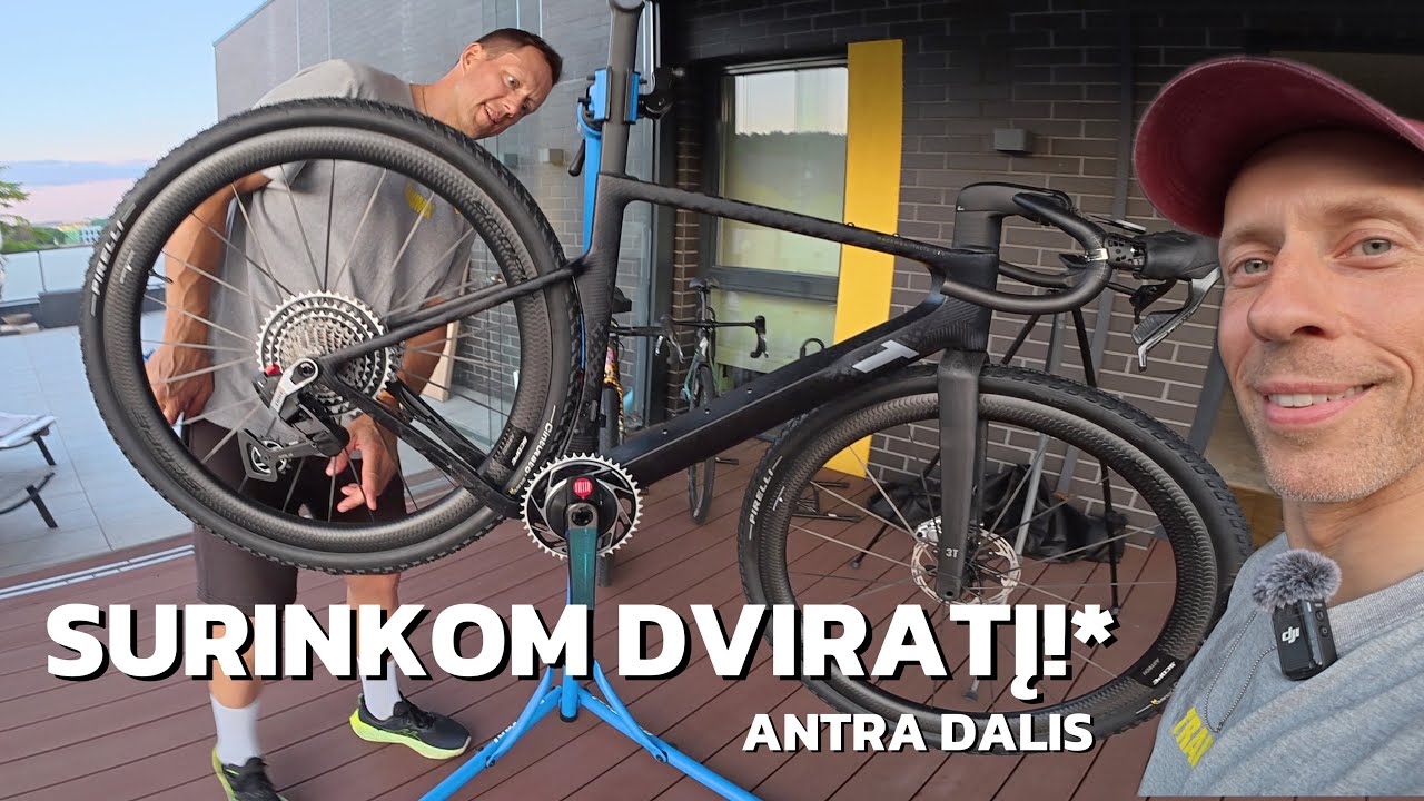 Surinkinėjam naują gravel dviratį - 3T Racemax Italia | Antra dalis