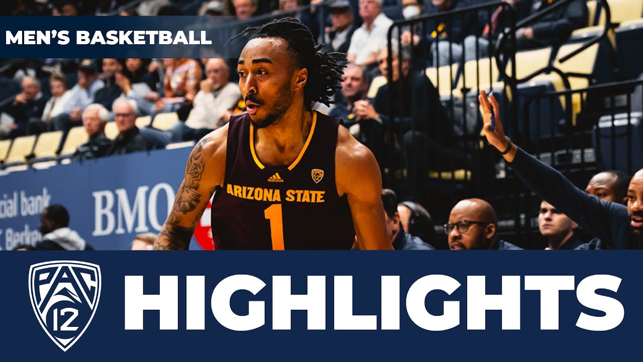 Arizona State vs. Cal Men's Basketball Highlights | 2023-24 Season