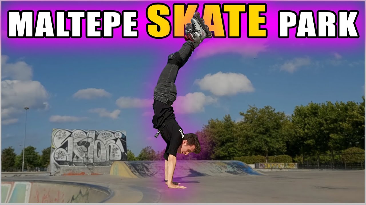 MALTEPE SKATE PARKTA 1 GÜN GEÇİRDİK | Kötü Düşüş İçerir