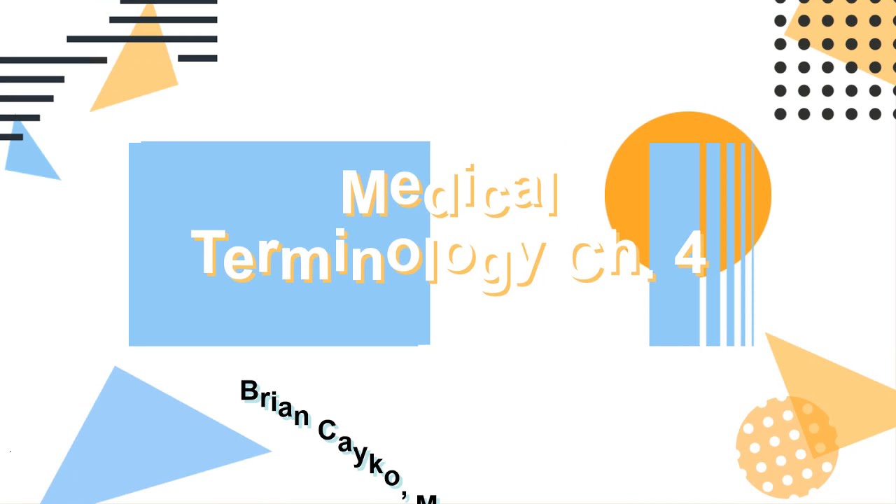 Ch 4 Medical Terminology: Integumentary System