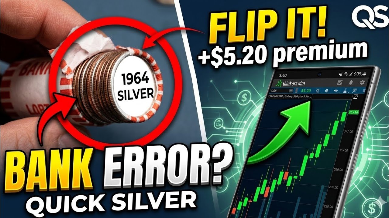Silver Strike! 1964 Bank Error Found Coin Hunting