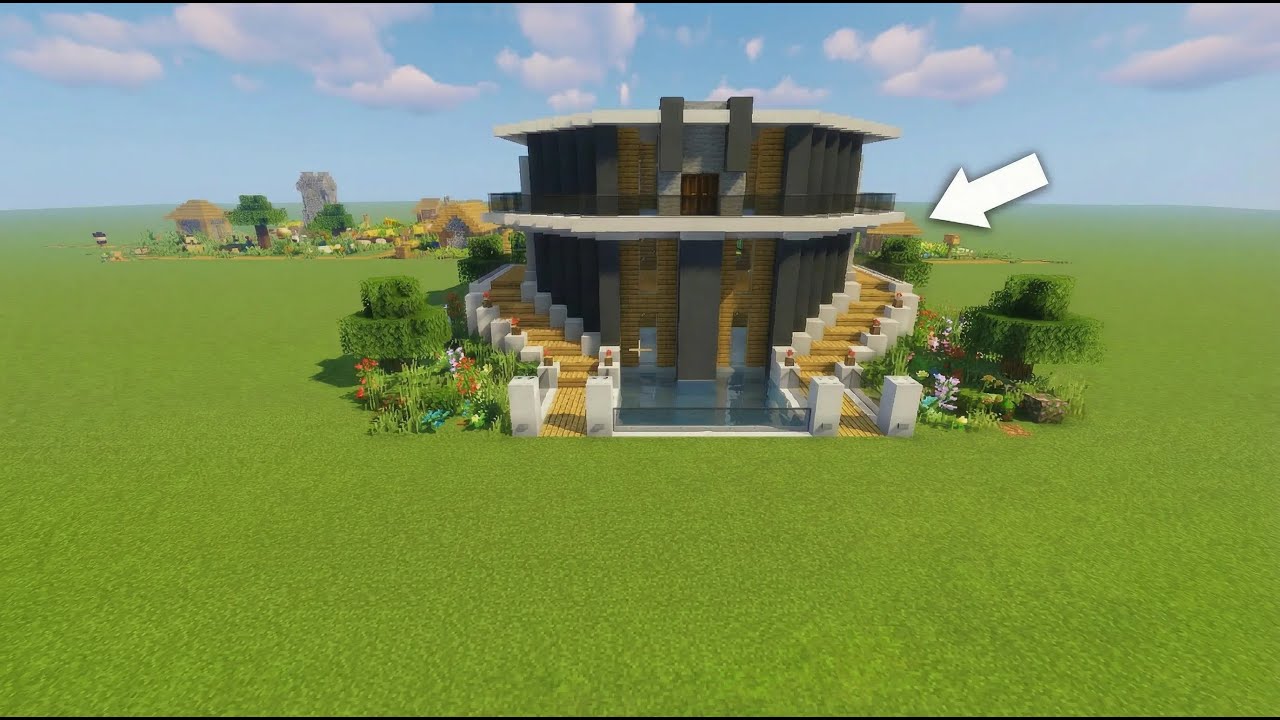 Building a Modern House in Minecraft