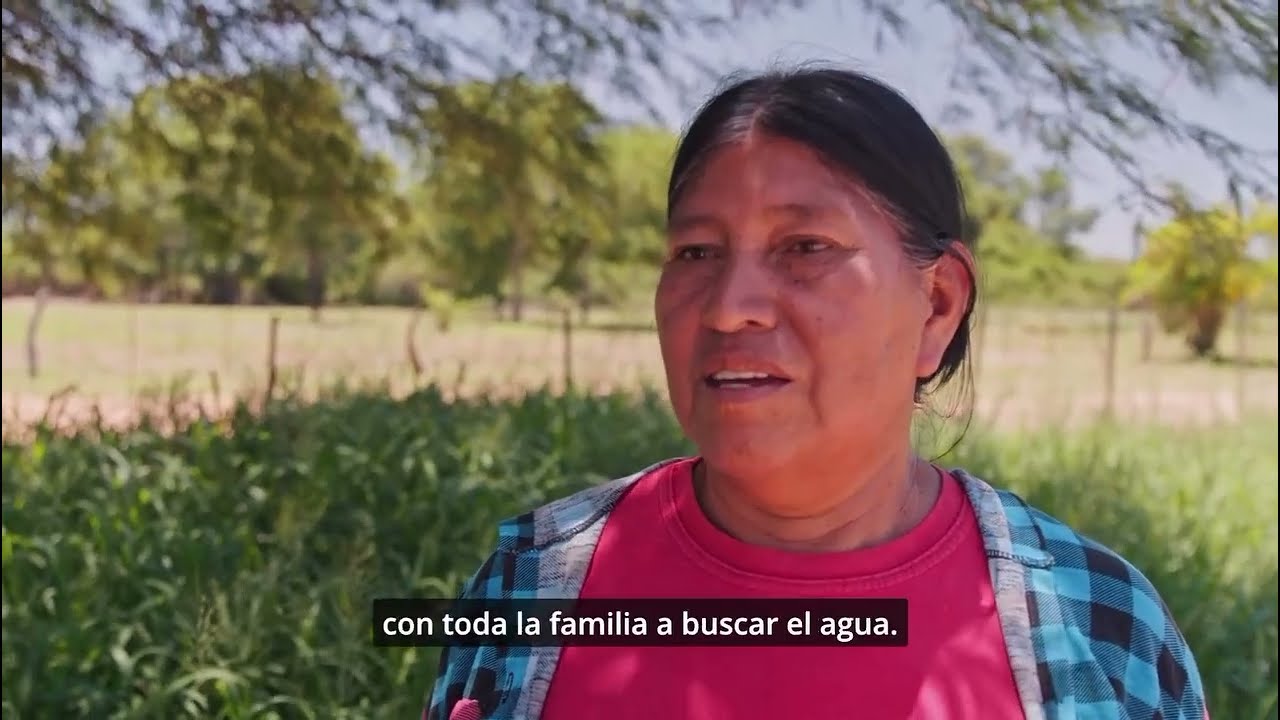 Agua para el Desarrollo - llega del agua a Campo Alegre, Boquerón