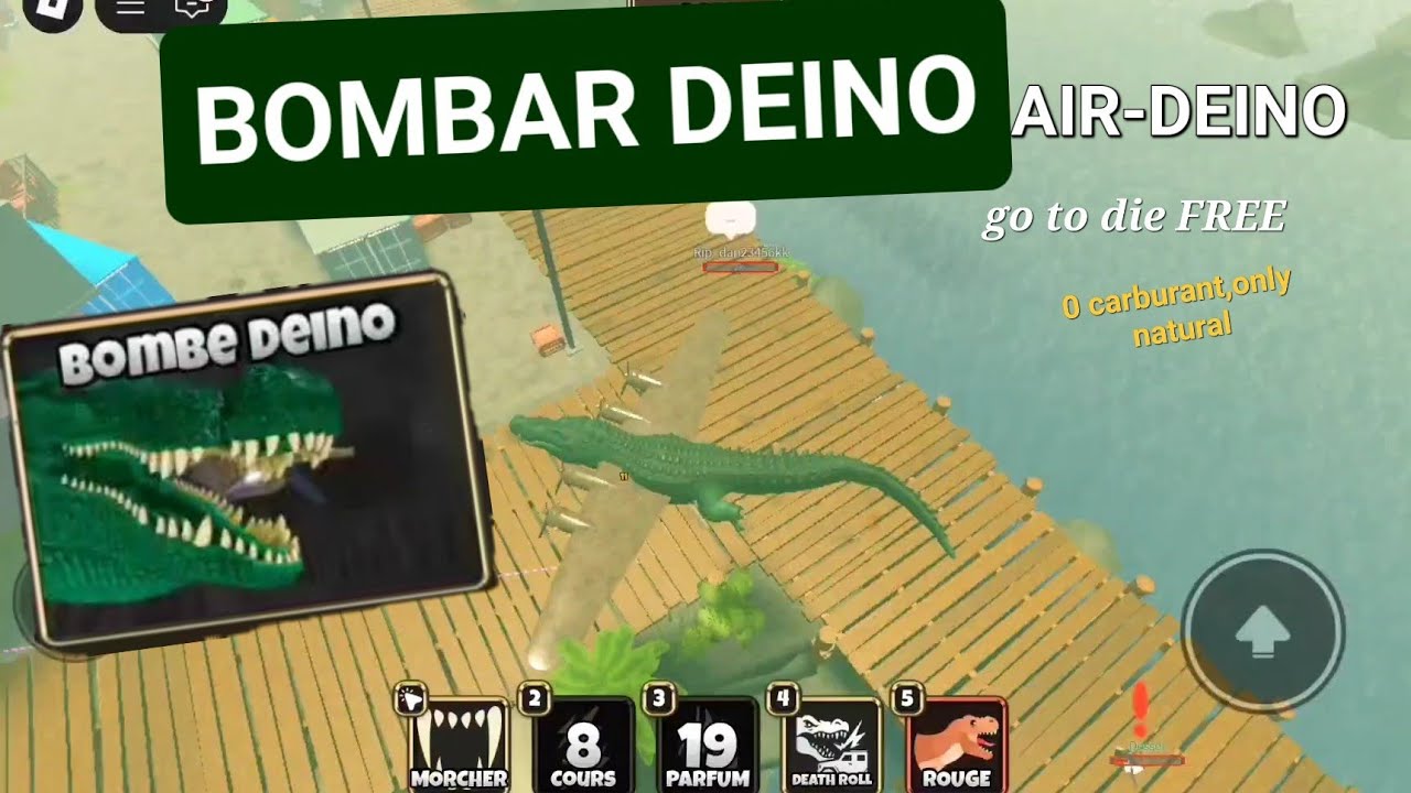 THE BOMBAR DEINO🐊💣 (brainbot skin)