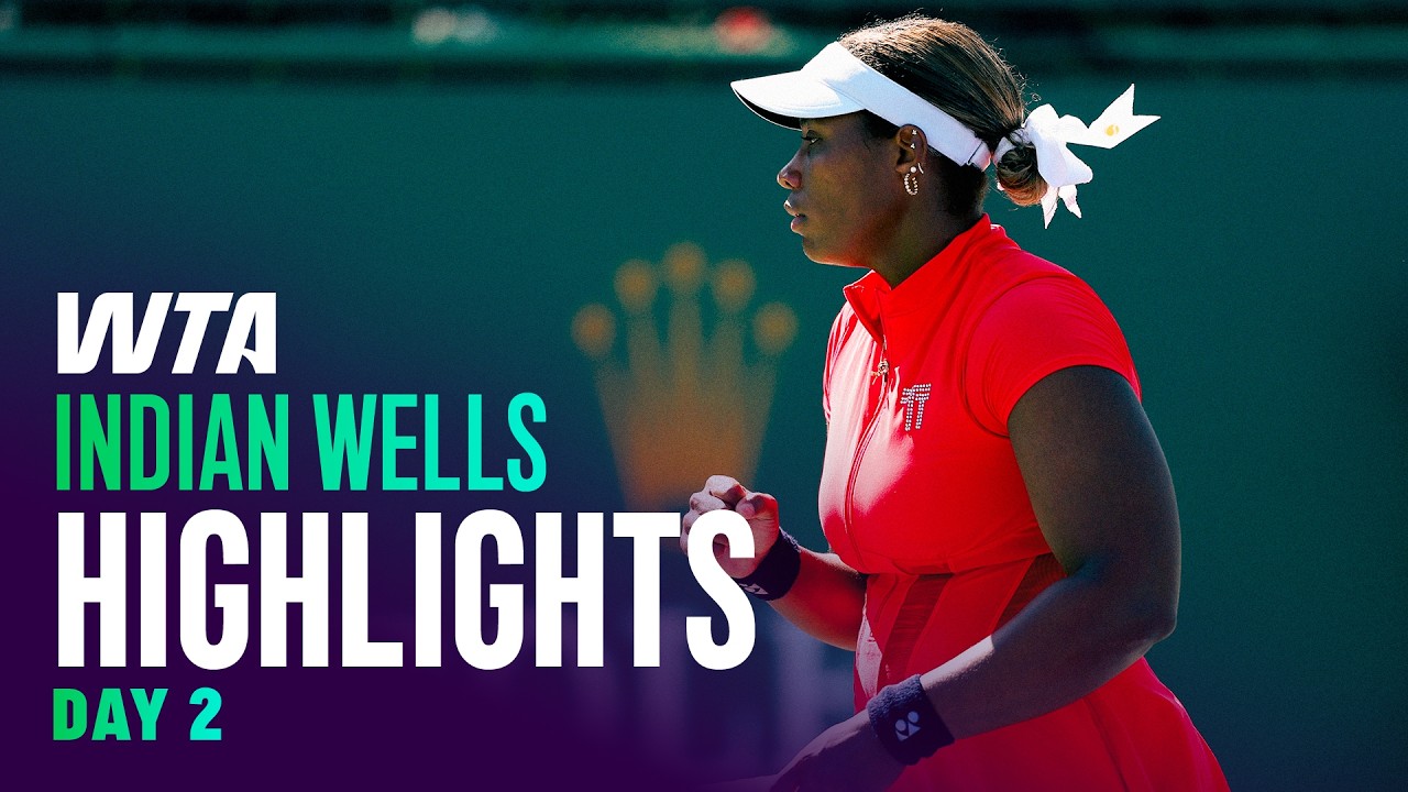 Day 2 in Indian Wells featuring Townsend, Krueger, Kartal and more | WTA Match Highlights