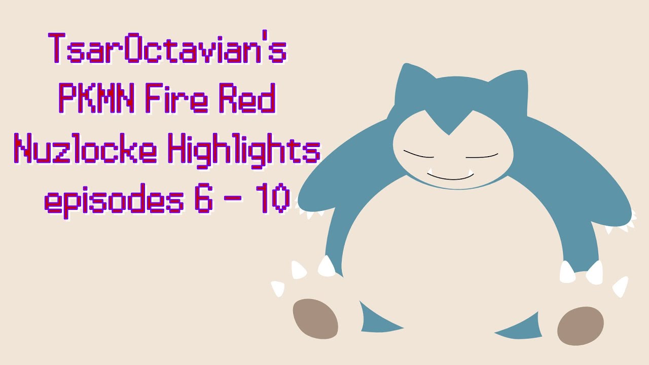 PKMN Fire Red Nuzlocke Highlights 6 - 10 #pokemon #nuzlocke #funny #highlights #gaming #gamingvideos