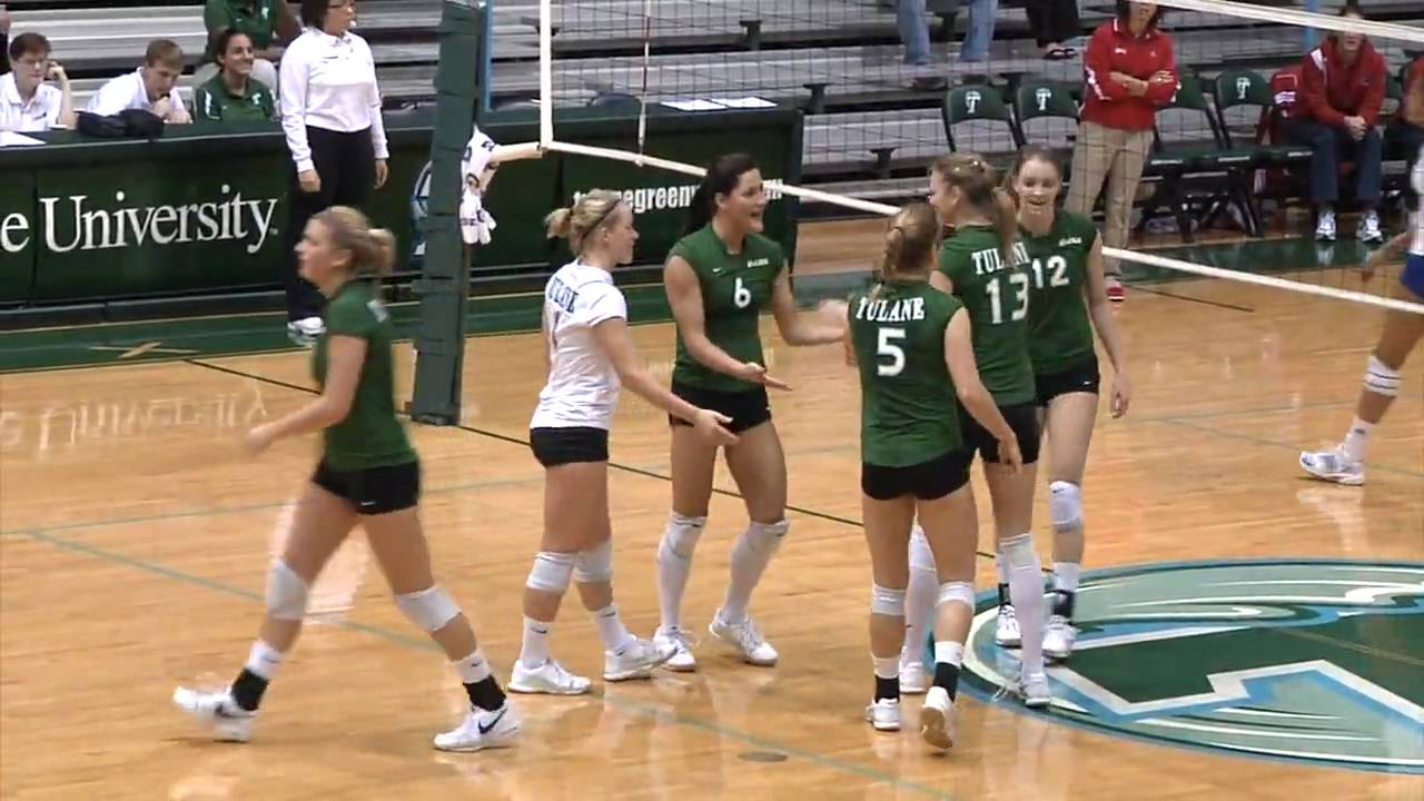 Tulane Volleyball vs. SMU 9/27/09 - Highlights