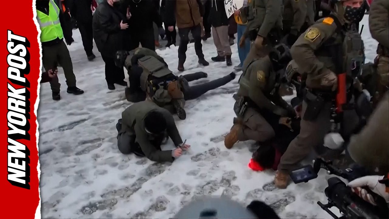 ICE Shooting Sparks Clash With Protesters Outside Minneapolis Court