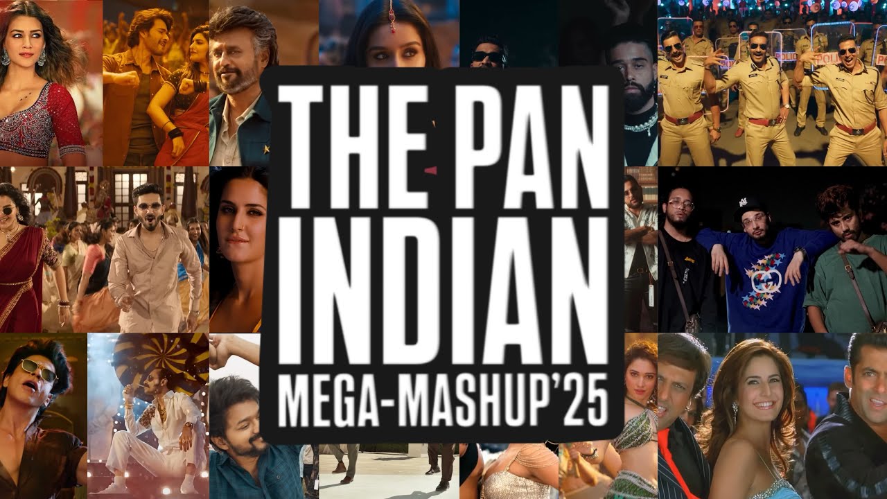 THE PAN INDIAN MEGA-MASHUP 2025 | @KriB12   | 35 Songs | Hindi Punjabi Tamil Telugu Malayalam Latest