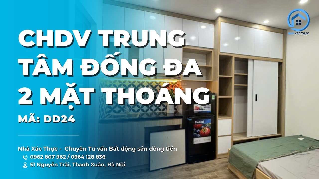 Bán chung cư mini - Tòa CHDV trung tâm Đống Đa, 2 mặt thoáng, dòng tiền hơn 840 triệu/năm, cực VIP