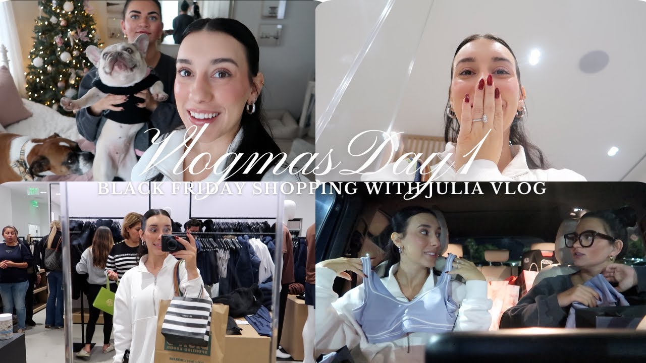 ДОБРО ПОЖАЛОВАТЬ НА VLOGMAS 2025!! ❄️ день 1 | Шопинг в Черную пятницу с лучшей подругой