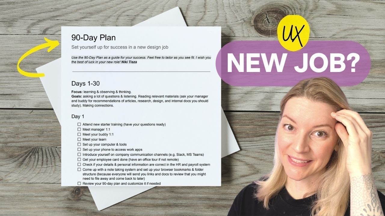 How to Onboard Yourself in a New Design Job: 90-Day Plan Survival Guide for UX and product designers