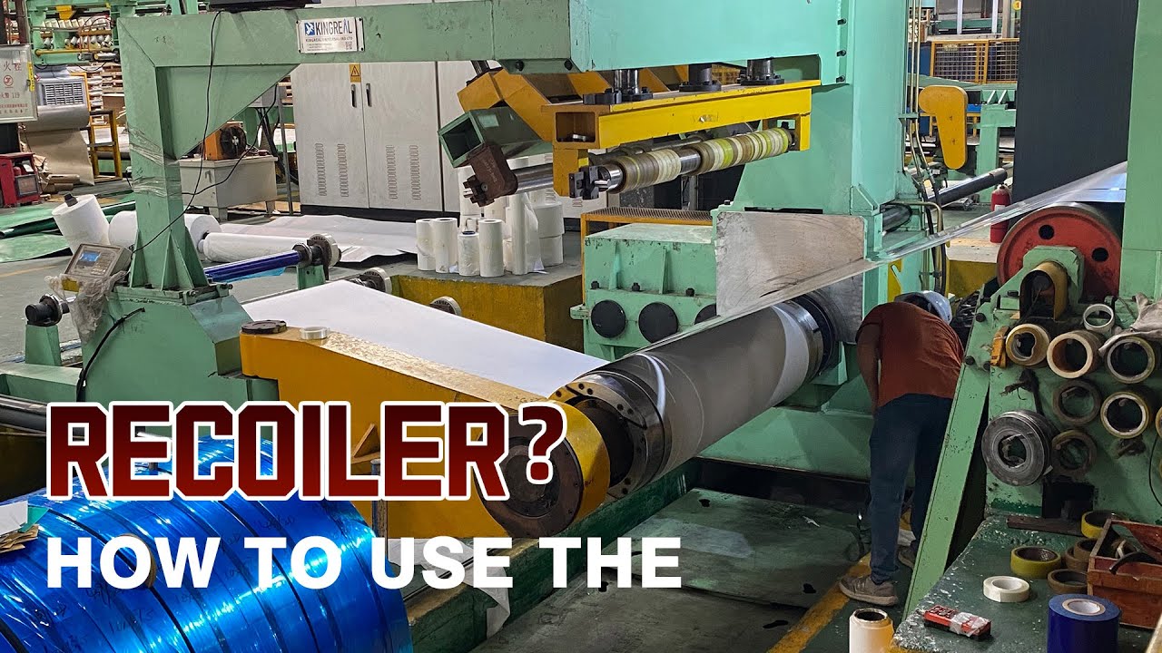 How To Use The Recoiler For The Steel Coil Slitting Machine? Full Auto Metal Slitting Line