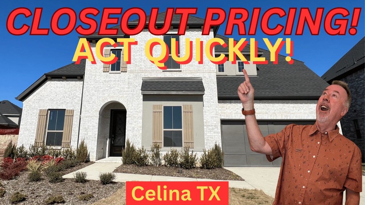 Luxury Living in Celina, TX Closeout Pricing!