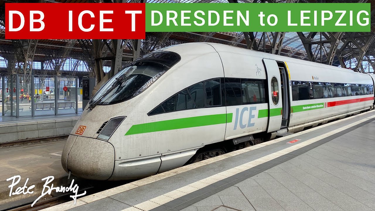 TRIP REPORT | DB ICE T | Dresden to Leipzig | Germany's tilting high-speed train | 1st class