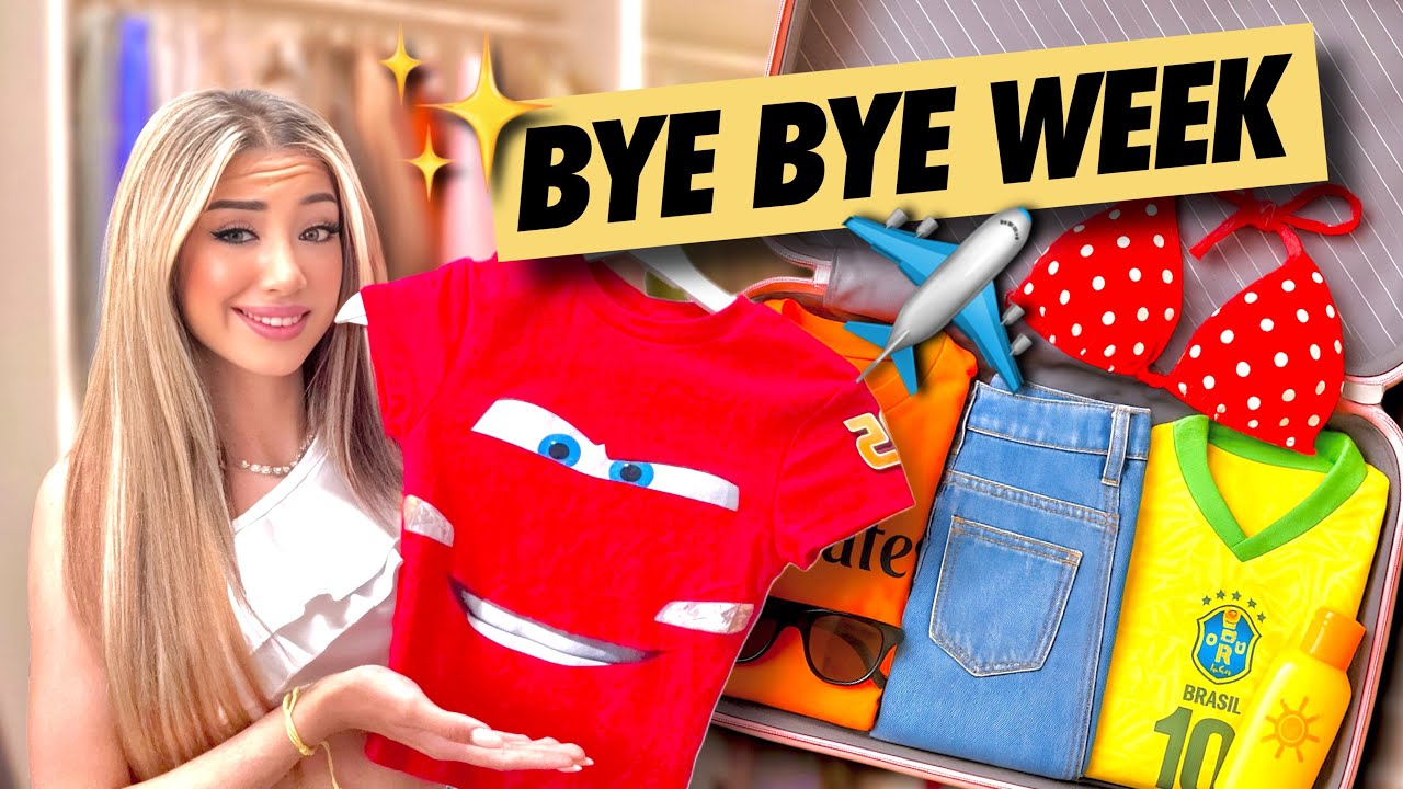 &iexcl;Me voy a la Bye Bye Week! Mira TODO lo que llevo 🙈