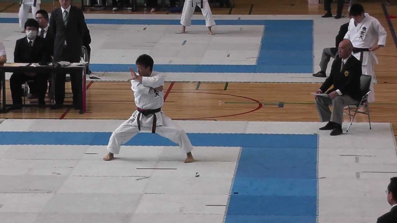 karate kata, Jion, Takumi Sugino, 慈恩　杉野選手(帝京)