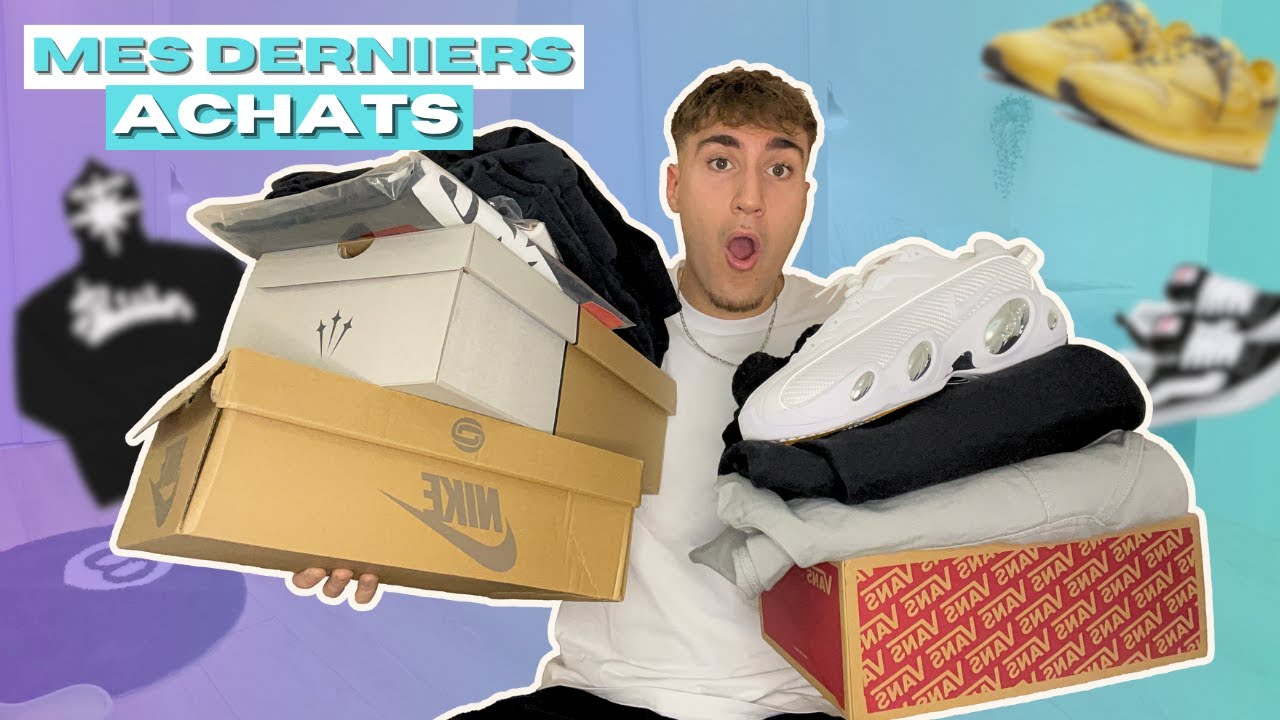 2024 LE RETOUR ! MES DERNIERS ACHATS SNEAKERS & STREETWEAR