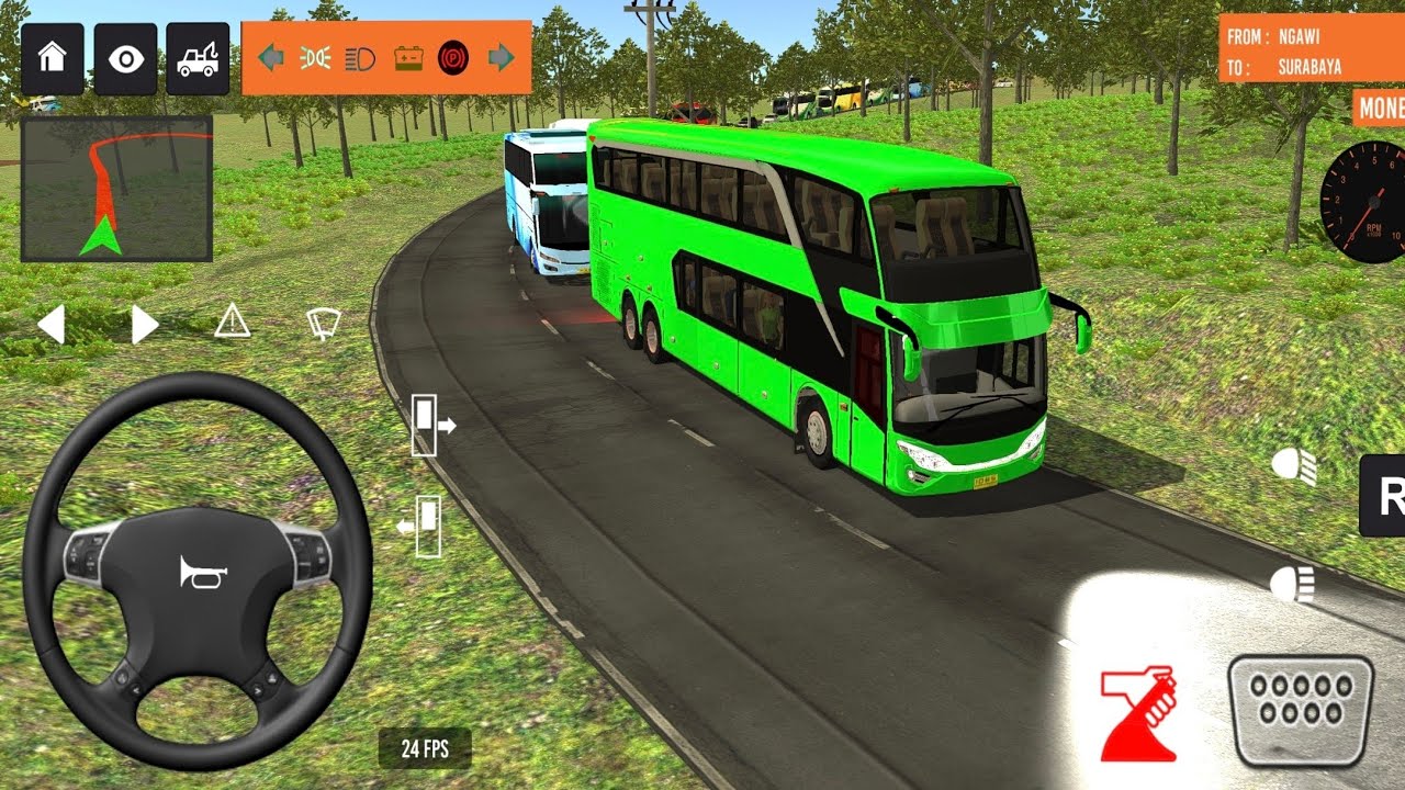 Indonesia Coach bus driving 😇💥 | Euro bus simulator 2026 Android gameplay #game 1 Part 40