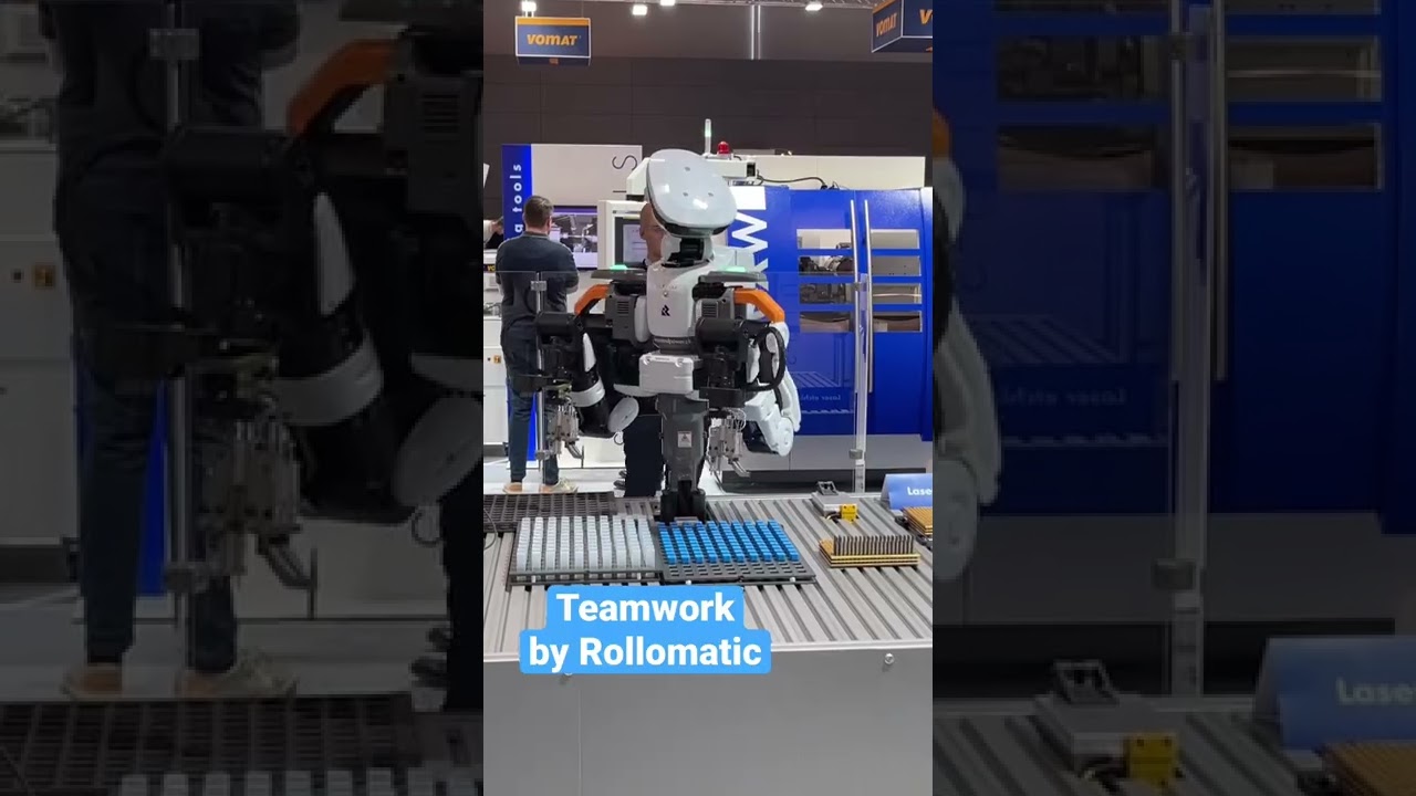 #robot #teamwork by #rollomatic #grindinghub #stuttgart #shorts #digitalmarketing #sales #expo2020