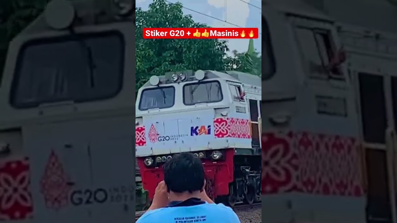 Kereta Api Stiker G20!! Sapaan Masinis Ramah #short #shorts