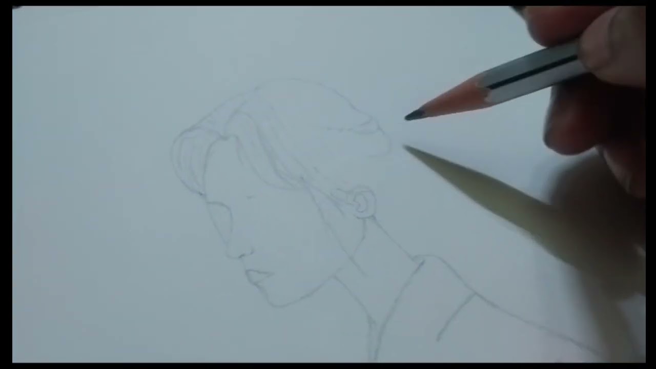 Hi everyone🤗 | Chinese girl pencil sketch draw 🖌| valo lagle like comment korben |#chinesegirls 