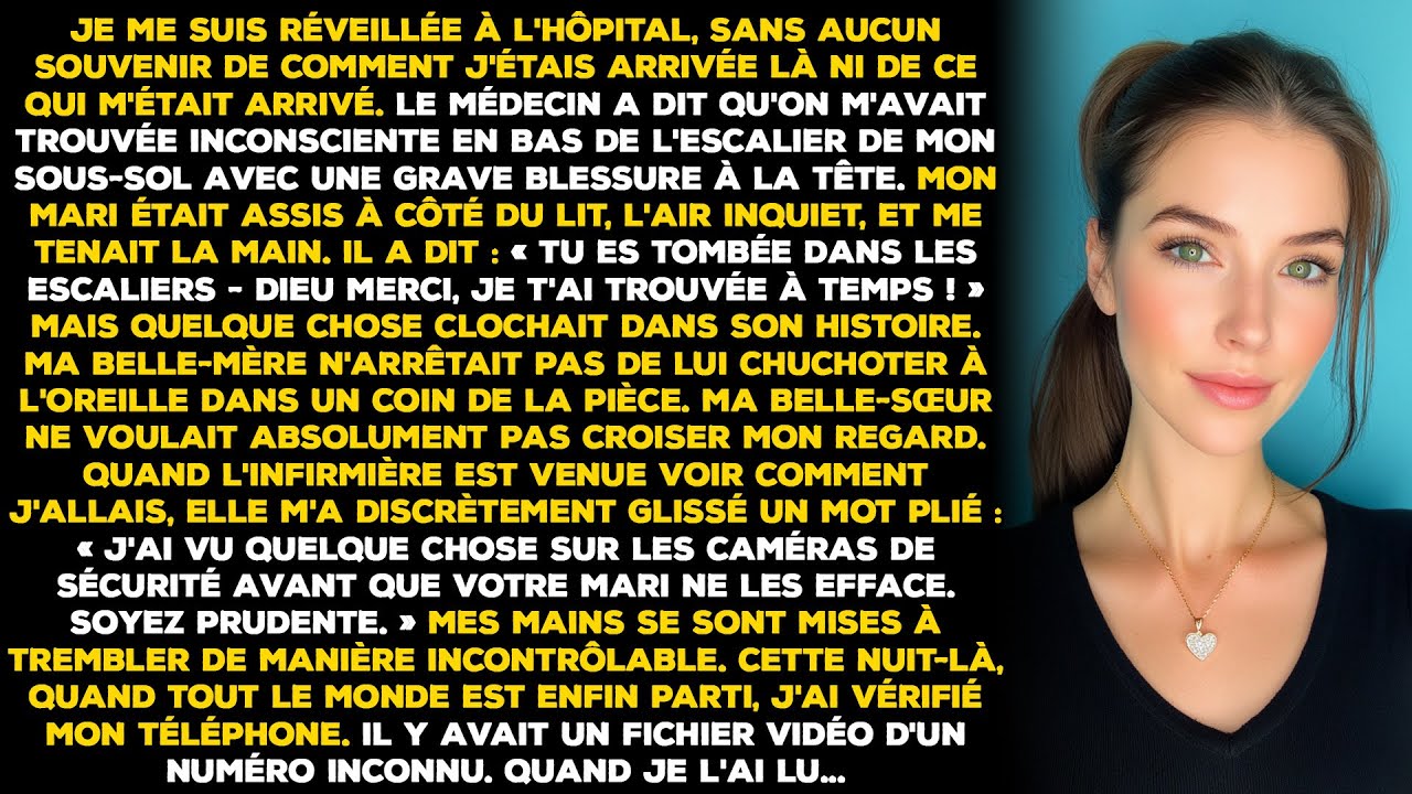 Je me suis réveillée à l'hôpital, sans aucun souvenir de comment j'étais arrivée là ni de ce qui