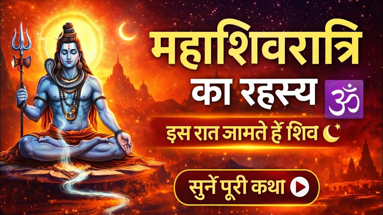 महाशिवरात्रि की पवित्र रात का रहस्य 🕉️ | क्यों जागते हैं शिव? | Mahashivratri Special 2026