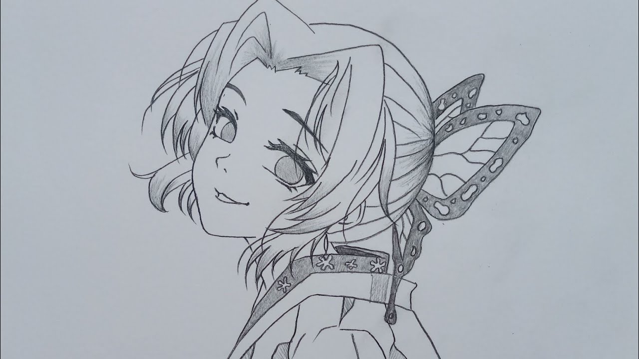 MENGGAMBAR SHINOBU KOCHO (DEMON SLAYER CORPS) || KIMETSU NO YAIBA