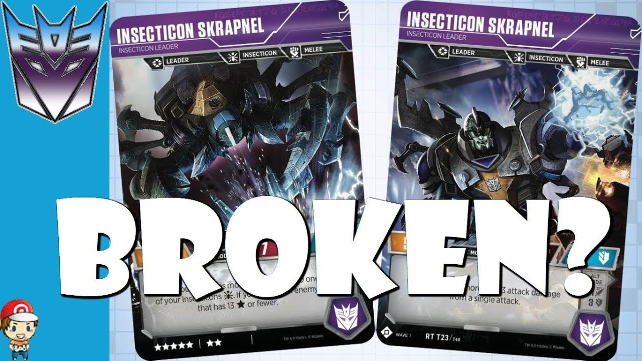Is Insecticon Skrapnel Broken in the Transformers TCG?