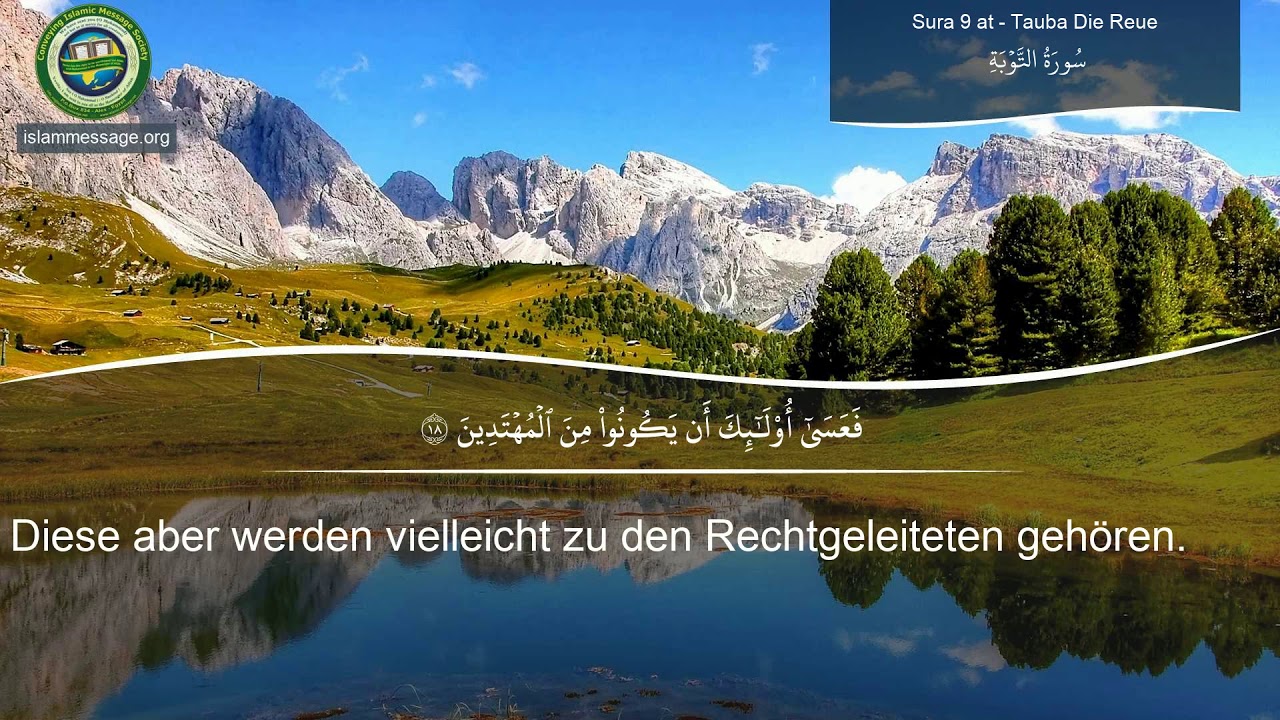 Koran Sure 9 At Tauba (Die Reue) Deutsch | Mishari Rashed Al Afasy