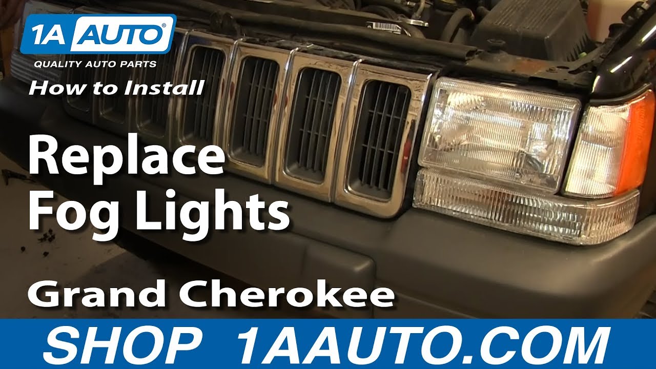 How to Replace Fog Lights 97-98 Jeep Grand Cherokee