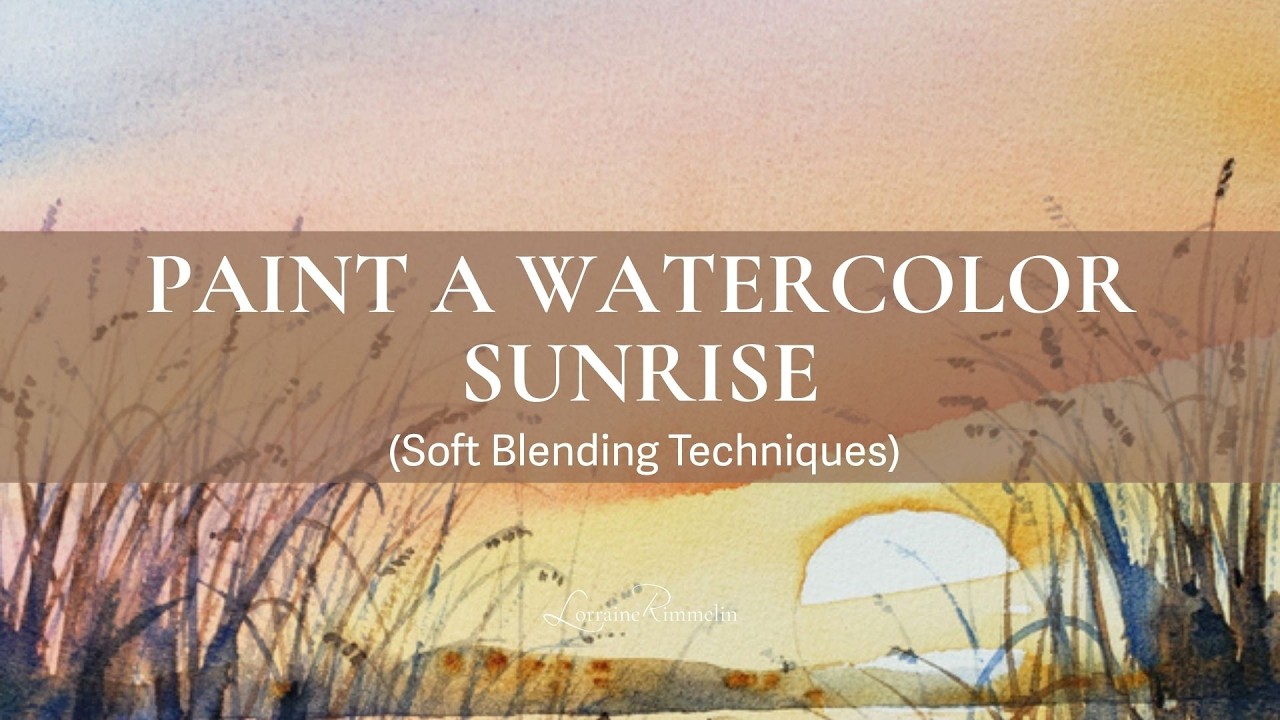 How to Paint a Sunrise in Watercolor