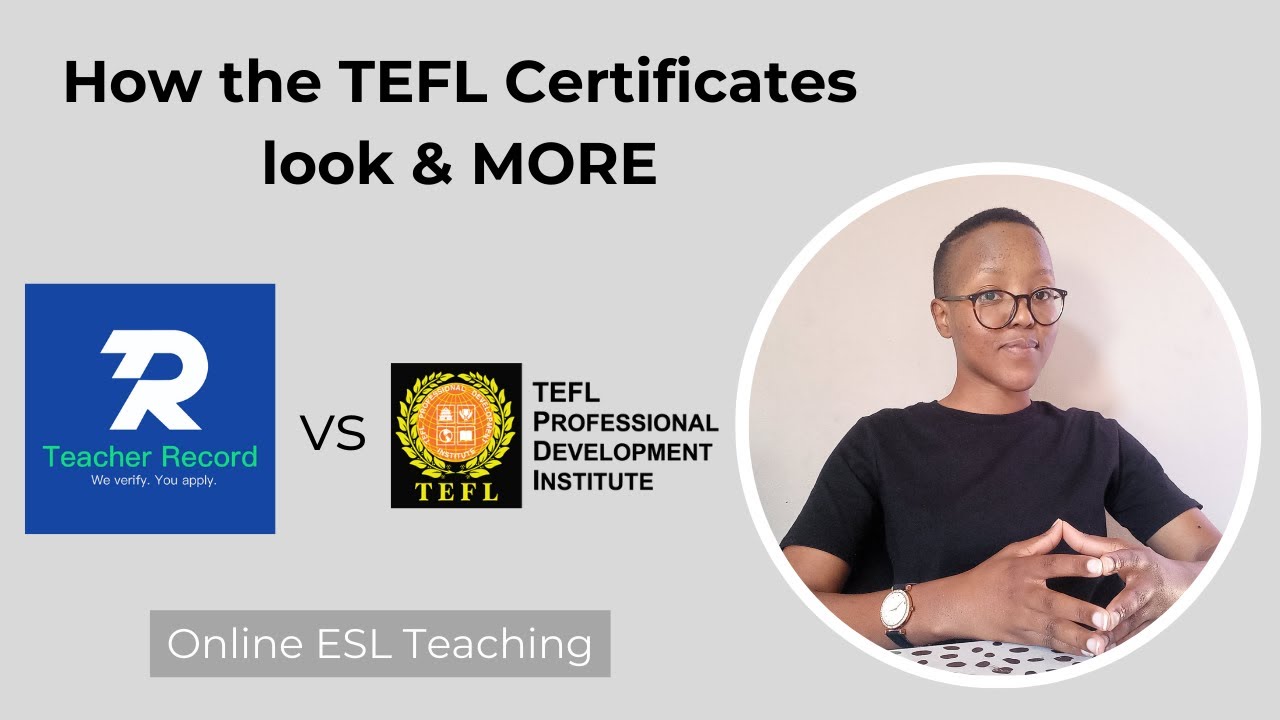 How the Free TEFL Certificates look & More | Teaching English Online