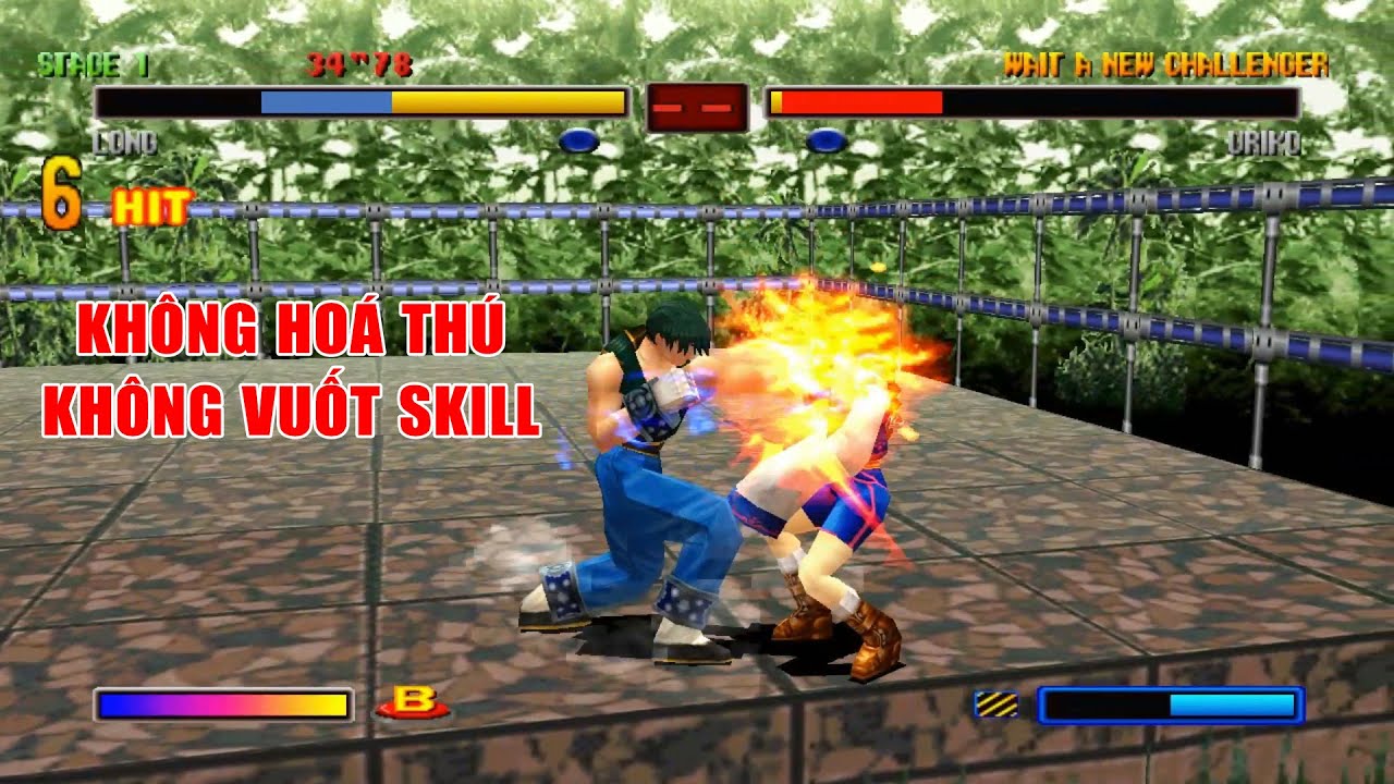 Bloody Roar 2: Long phá đảo Shenlong -   Không thú, không vuốt skill | Phiên bản Tây Ban Nha