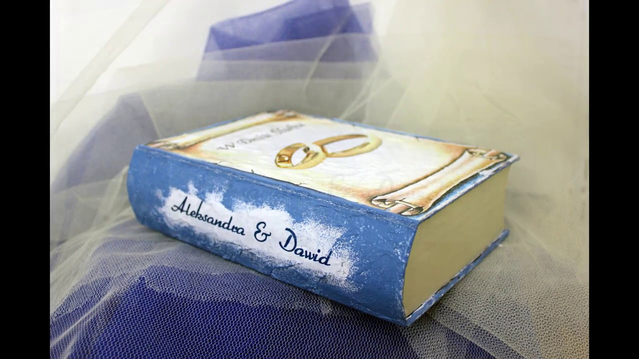 Decoupage# Tutorial  Pudełko-Książka [Box-Book]