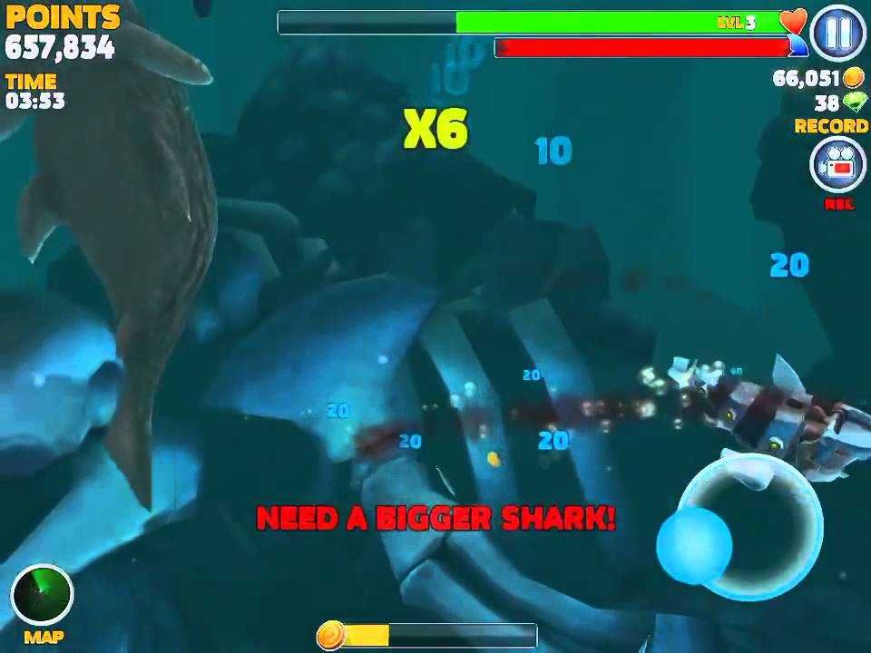 Robo shark vs big daddy!
