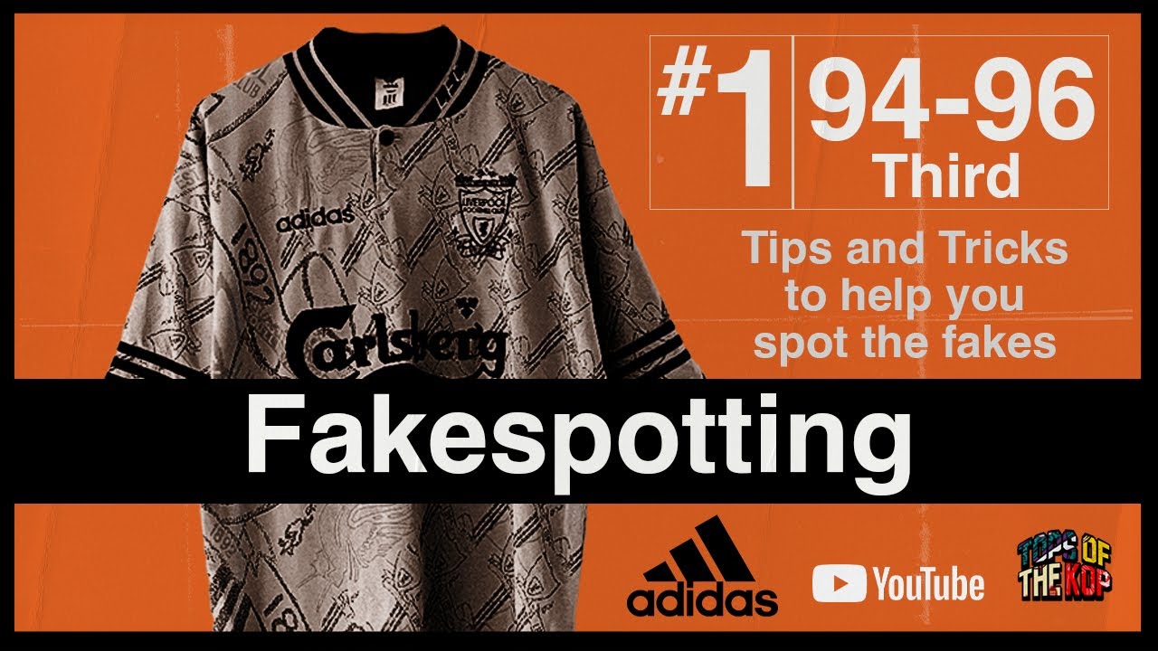 FAKESPOTTING #1 | LIVERPOOL 94-96 AWAY SHIRT | HOW TO SPOT A FAKE  #liverpool #kits #premierleague